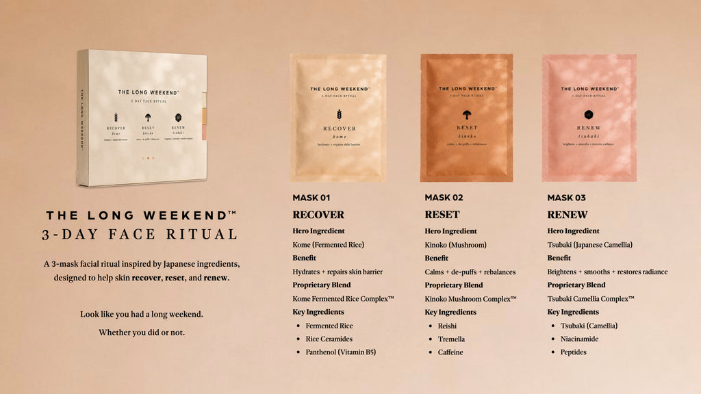 The Long Weekend™ Day 02: RESET Kinoko Calming Mask